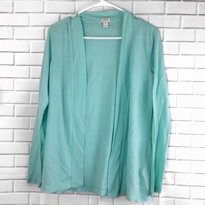J. Crew turquoise cardigan✨